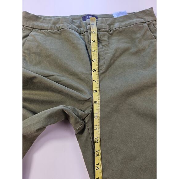 NYDJ size 12 green cropped ankle pants lift tuck EUC Career casual comfort fit - Picture 7 of 8
